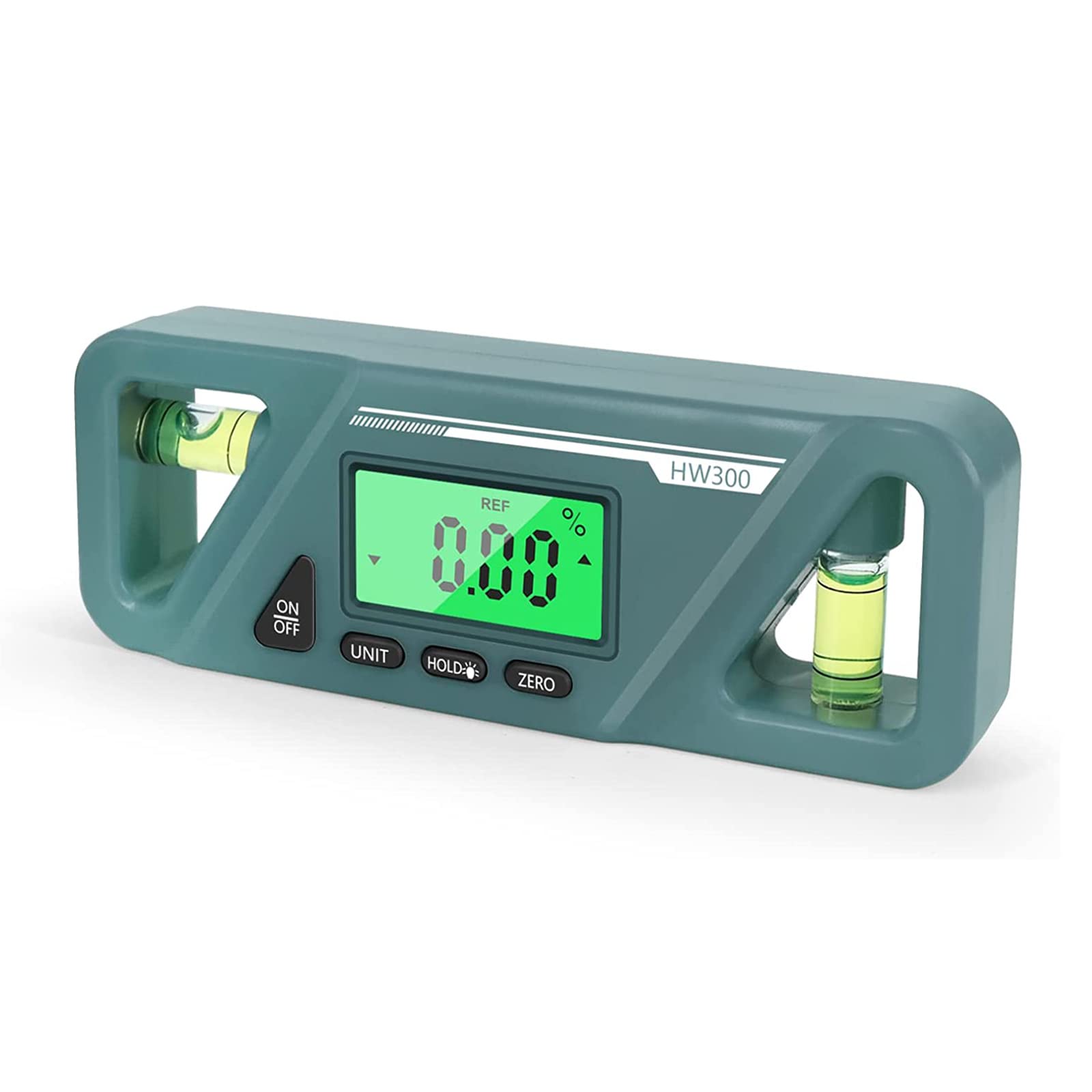 Digital Spirit Level, Small Spirit Level Digital Protractor Angle Finder Ruler with Backlit LCD, 2 Measuring Modes, Digital Inclinometer Level Measuring Tools,Green,11.5 * 4.2cm