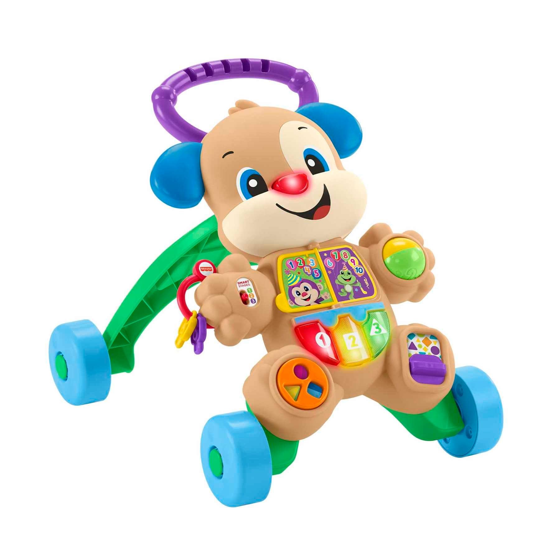 Mattel- Andador Perrito Primeros Pasos HHX15 Fisher Price, Multicolor