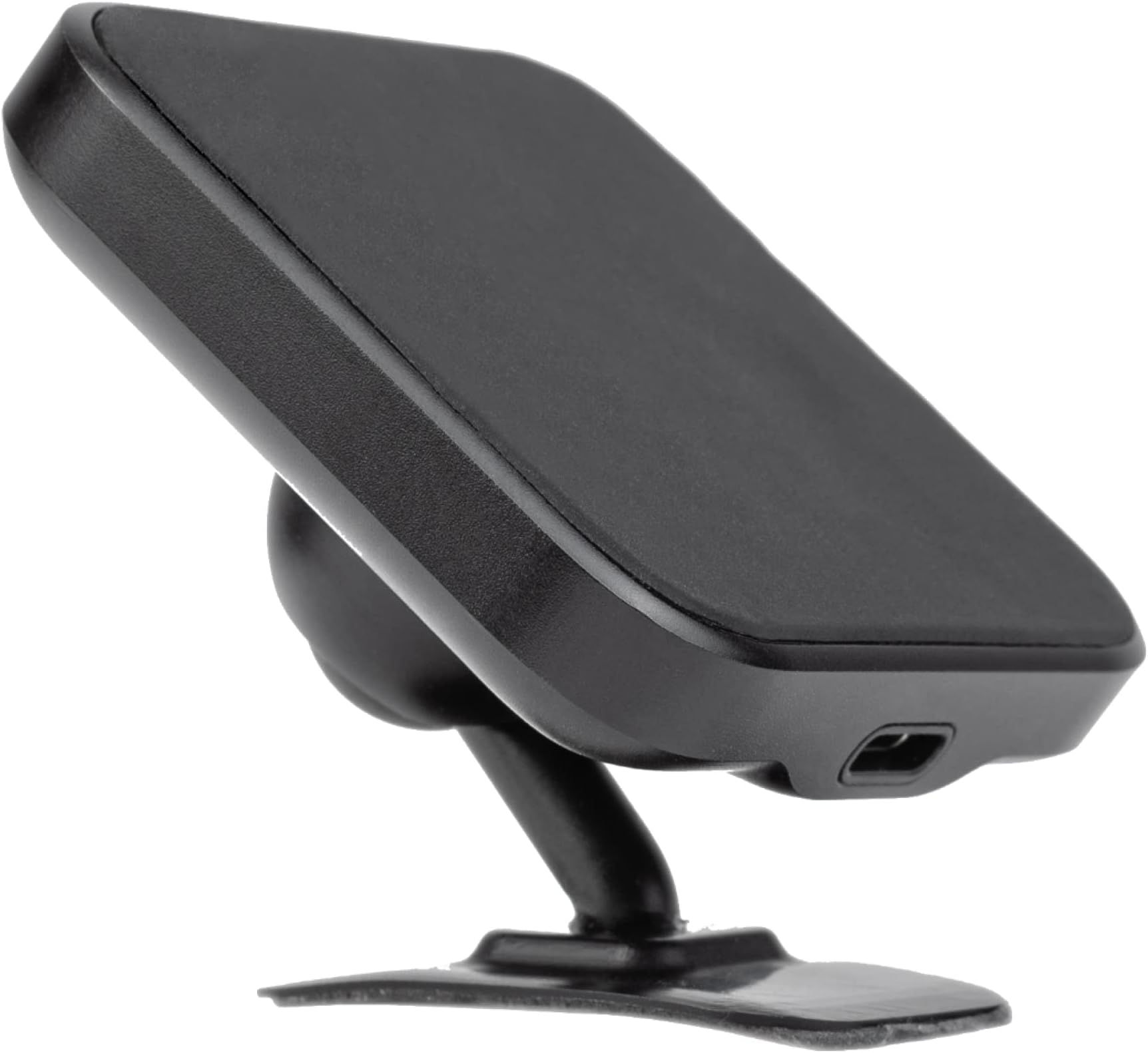 Mobile Charging Car Mount, Black, Qi1 Charging, Mounts to Dash or Console, Connects to Mobile Cases, MagSafe Compatible, for iPhone, Samsung and Google Pixel Phones