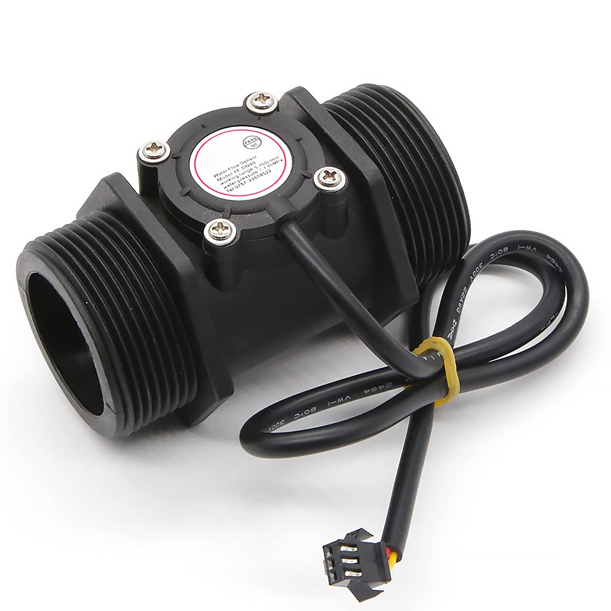 Sensor de flujo de agua, 2 sensores de efecto Hall de 2 pulgadas, contador de caudalímetro de bajo metro, sensor de control de agua, interruptor de flujo de agua, interruptor de sensor de alta