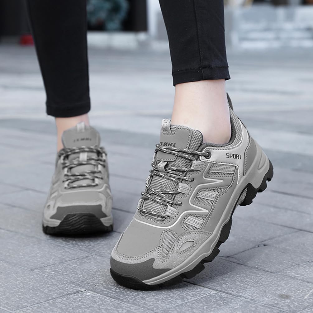 Wanderschuhe Herren Damen Wasserdicht Leicht Wanderstiefel Outdoorschuhe rutschfeste Kletterschuhe Wanderhalbschuhe Atmungsaktiv Trekking Hiking Schuhe (Was-A18, 43EU)