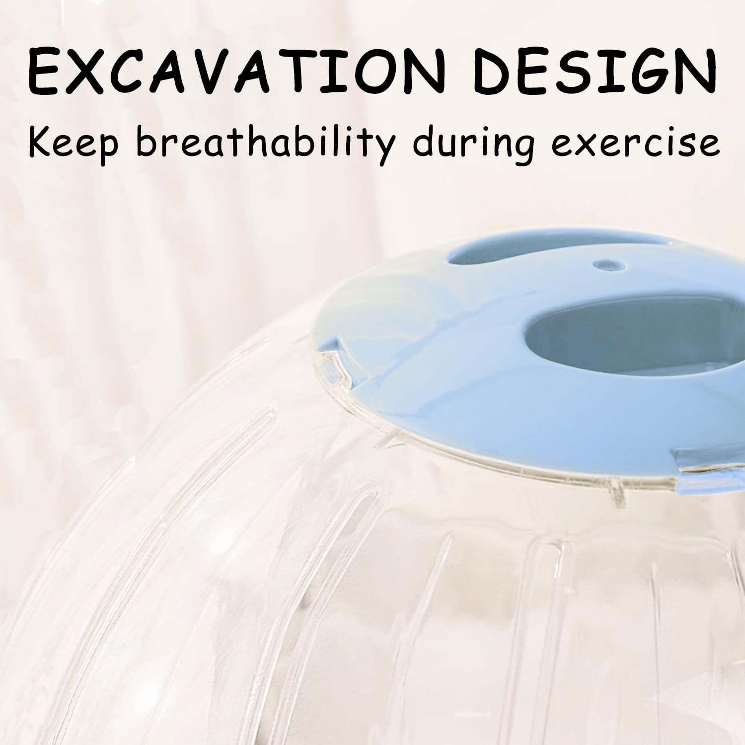 Large Hamster Wheel Sport Running Ball Hamster Toys for Hamsters Guinea Pig Mice Ferret Small Pet 7.3” x 7.3” x 7.3” - image 4