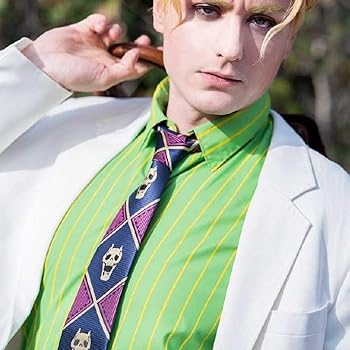 Amazon | Jiaxin go ジョジョの奇妙な冒険 吉良吉影 ネクタイ4色