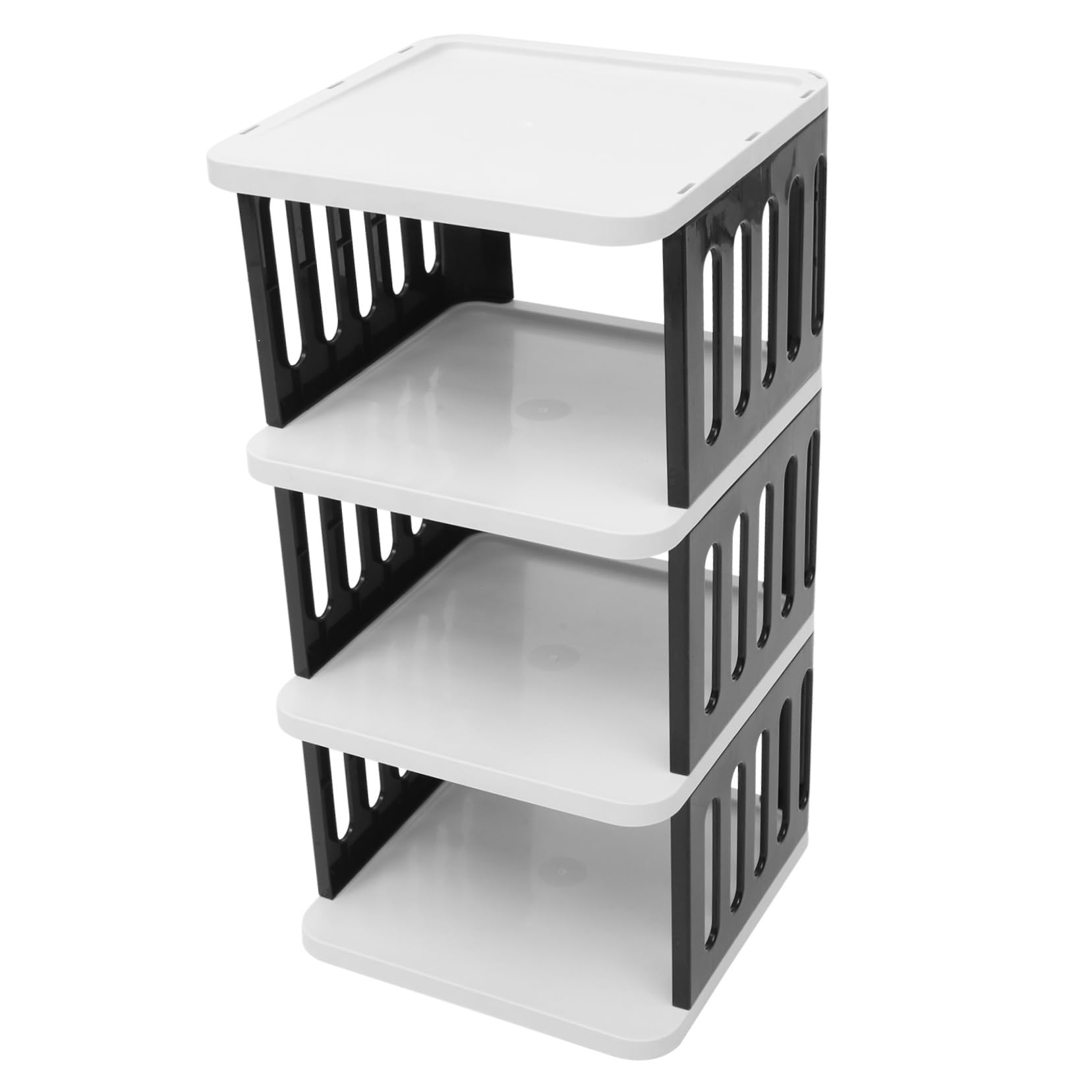Étagère à chaussures multifonctionnelle durable au design épuré pour intérieur