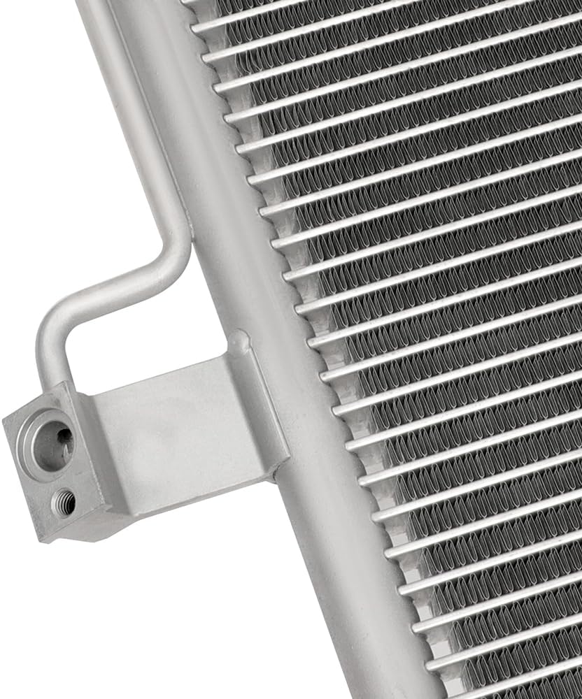 A/C AC Condenser Compatible with 2002-2005 for Ford Explorer Eddie Bauer 4.0L 2002-2005 for Ford Explorer XLT 4.6L 2004-2005 for Mercury Mountaineer Premier 4.6L Replaces 3056