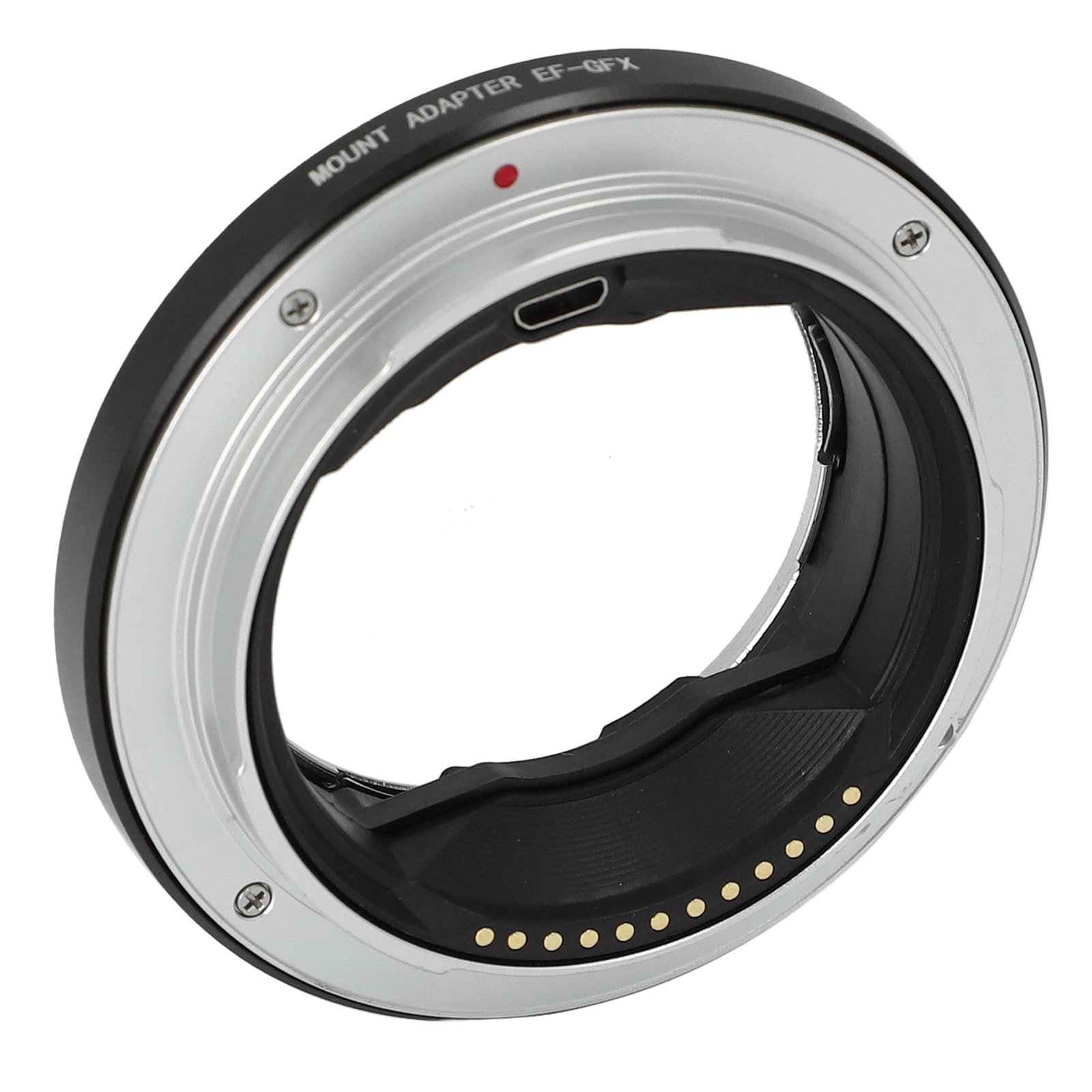 Adattatore per Messa a Fuoco Automatica, Anello Adattatore per Obiettivo, Adattatore da EF a GFX, per Obiettivo con Innesto EF e Fotocamere con Innesto GFX 50S, GFX 50R, GFX 100 G