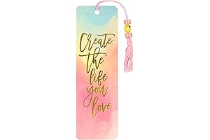 Taylor Swift Watercolor Sunset Beaded Bookmark