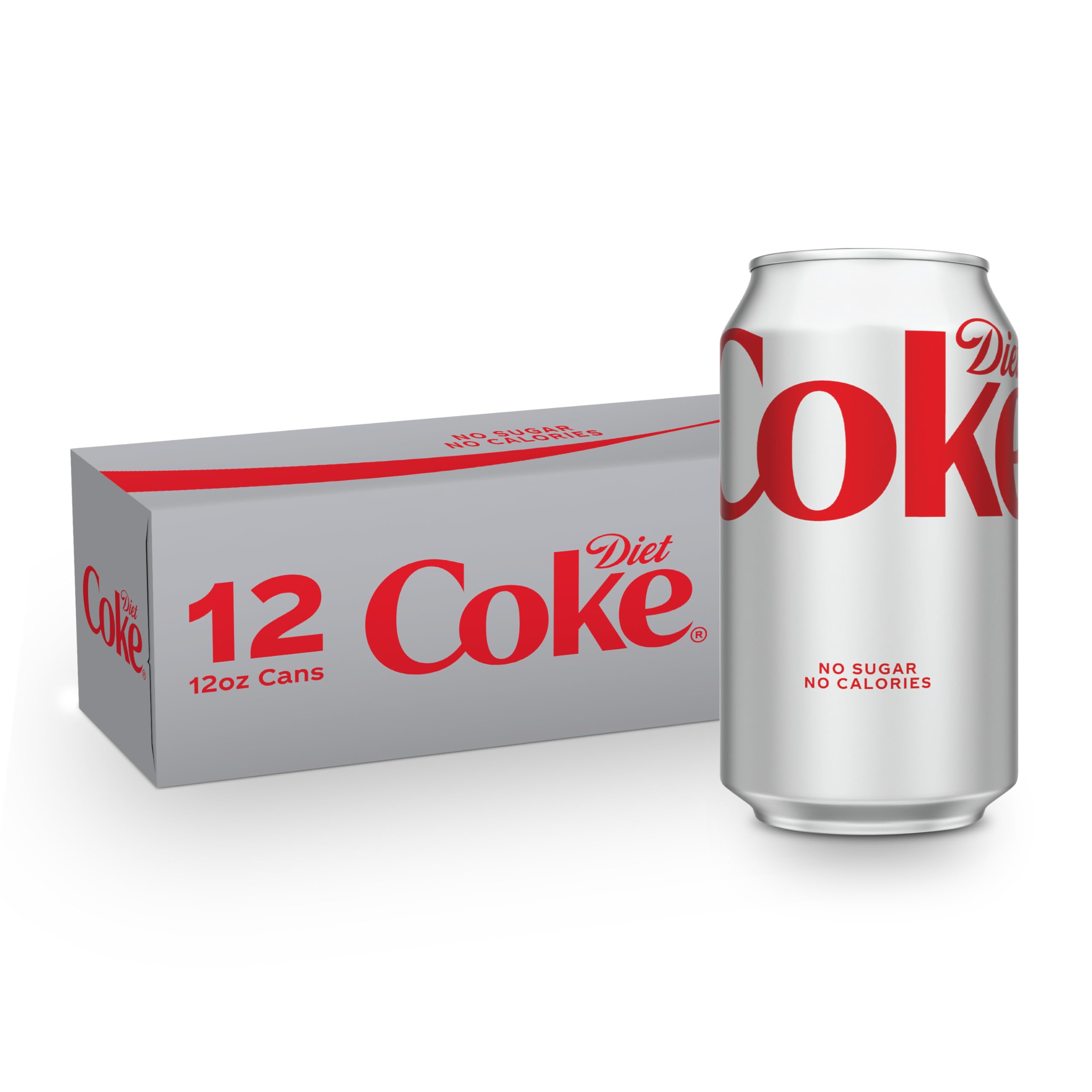 Soda Soft Drinks, 12 fl oz Fridge Pack Cans, 12 Pack - Cola Flavored Diet Soda Soft Drinks