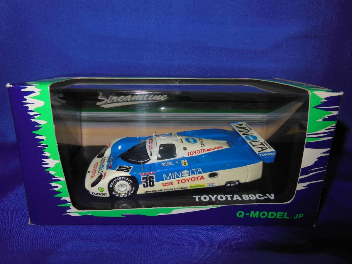 Amazon | 1/43 入手困難 Q-MODEL トヨタ 89C-V 1989年 NO.36 コニカ