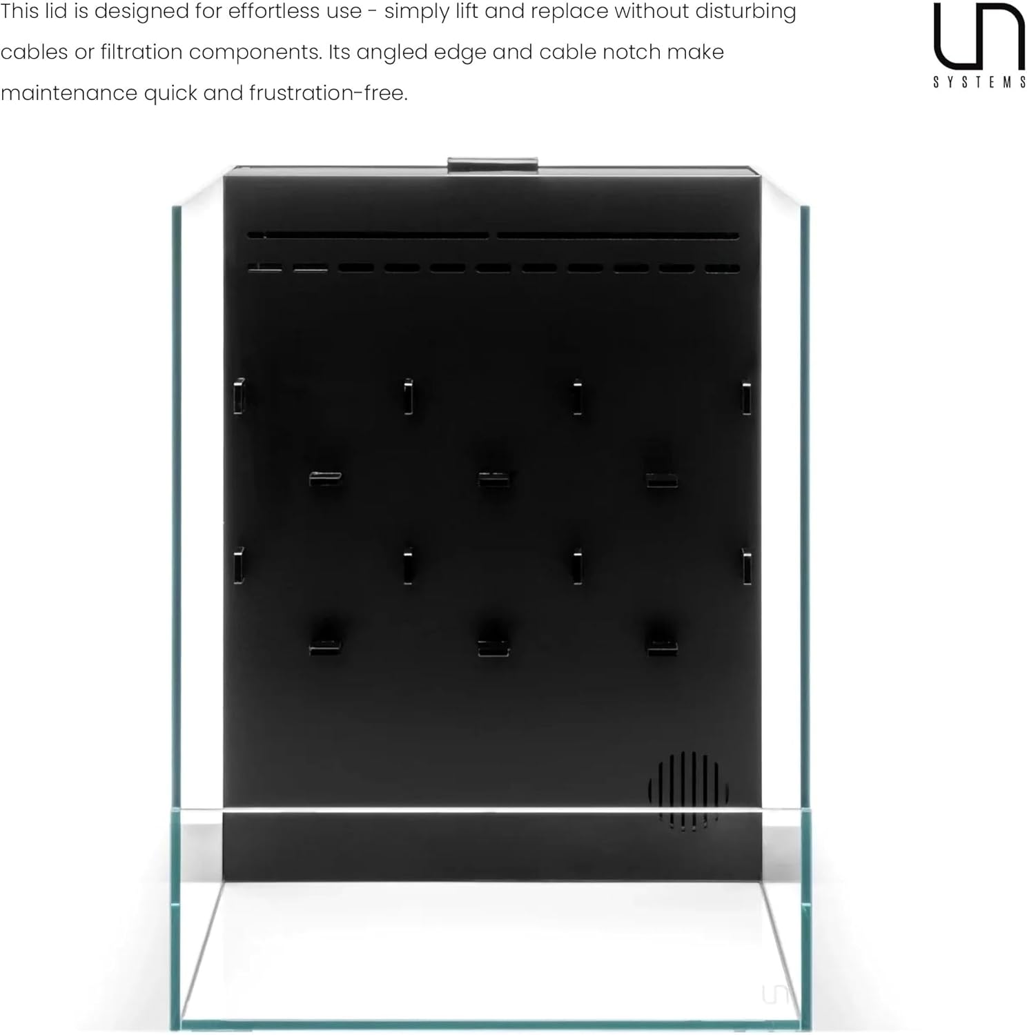 Ultum Nature Systems Chamber Lid Replacement – Compatible with Dual AIO Rimless Aquarium, Foresta 35E and 60E Paludarium - Durable Acrylic Filter Cover and Aquascaping Tools – Foresta 35E