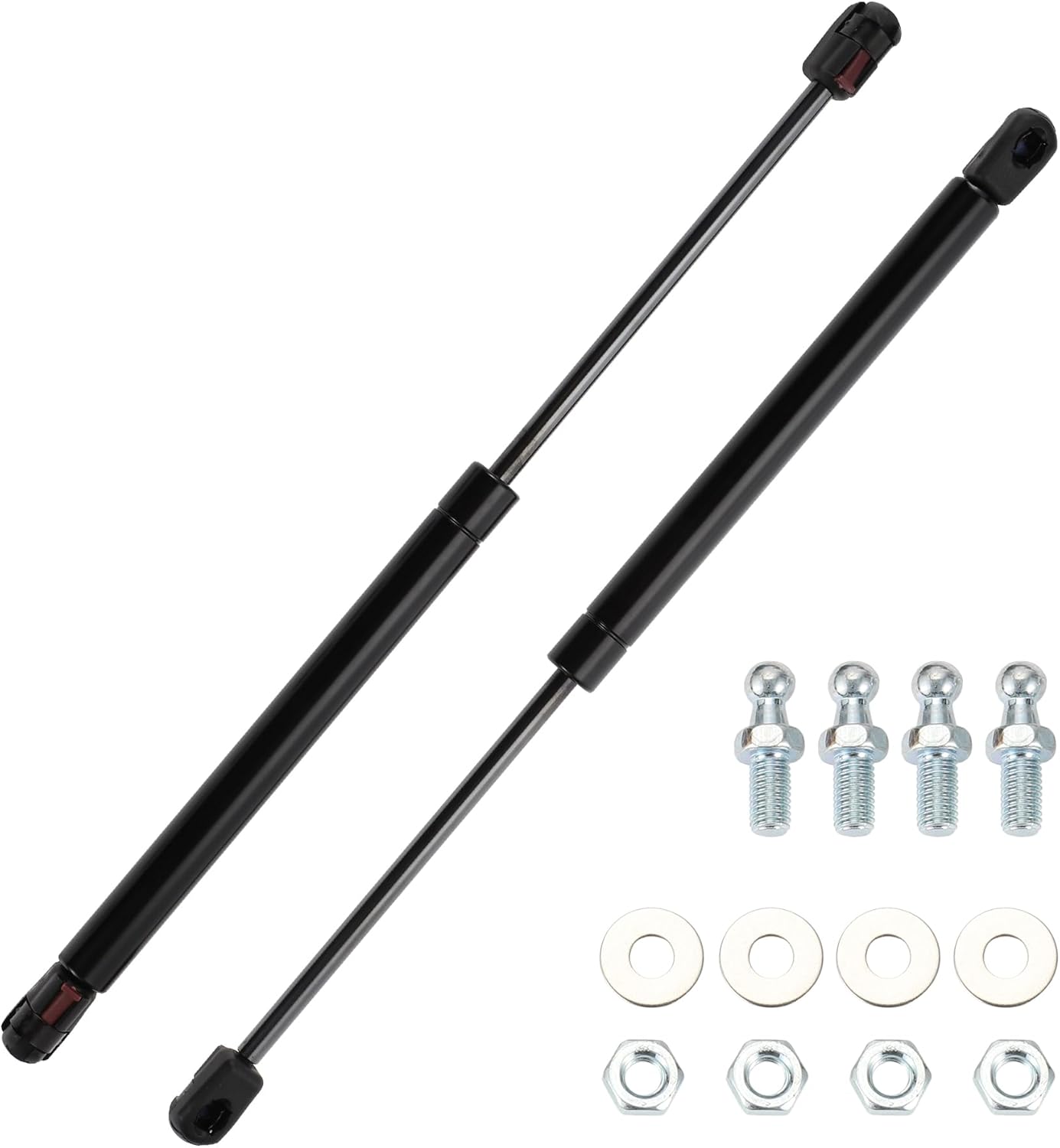 Motoforti Universal Lift Supports Struts Lift Support Shock 15inch/380mm 70lb/310N/31kg Black 2 Set