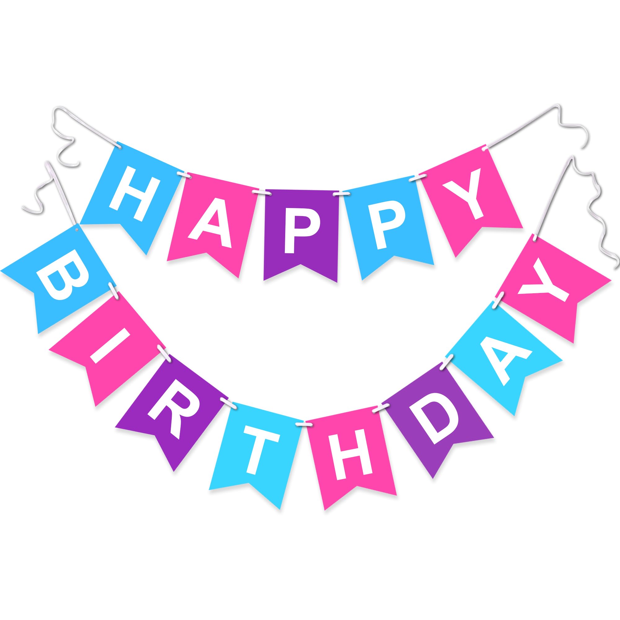 Happy Birthday Sfondo 1,5 x 0,9 m banner di compleanno per feste forniture decorazioni