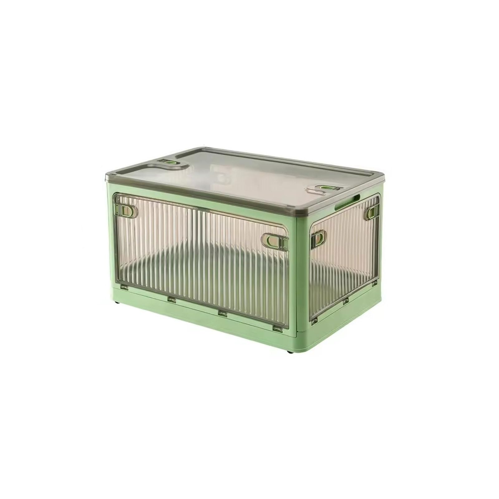 Bacs de rangement à domicile empilables à forte capacité de charge transparente
