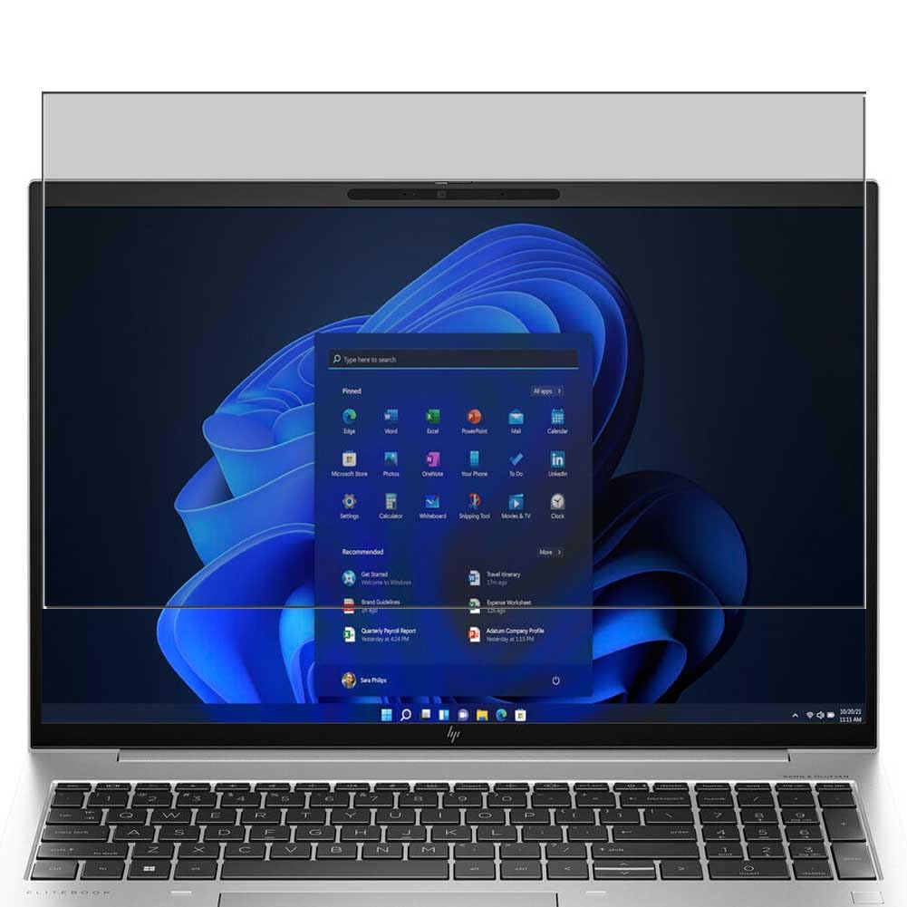 Upscreen Blickschutzfilter Für HP ProBook 450 G9 – Privacy Filter Mit Blaulichtfilter & Antireflex. Made In Germany, Schützt Vor Neugierigen Blicken Ab 60°