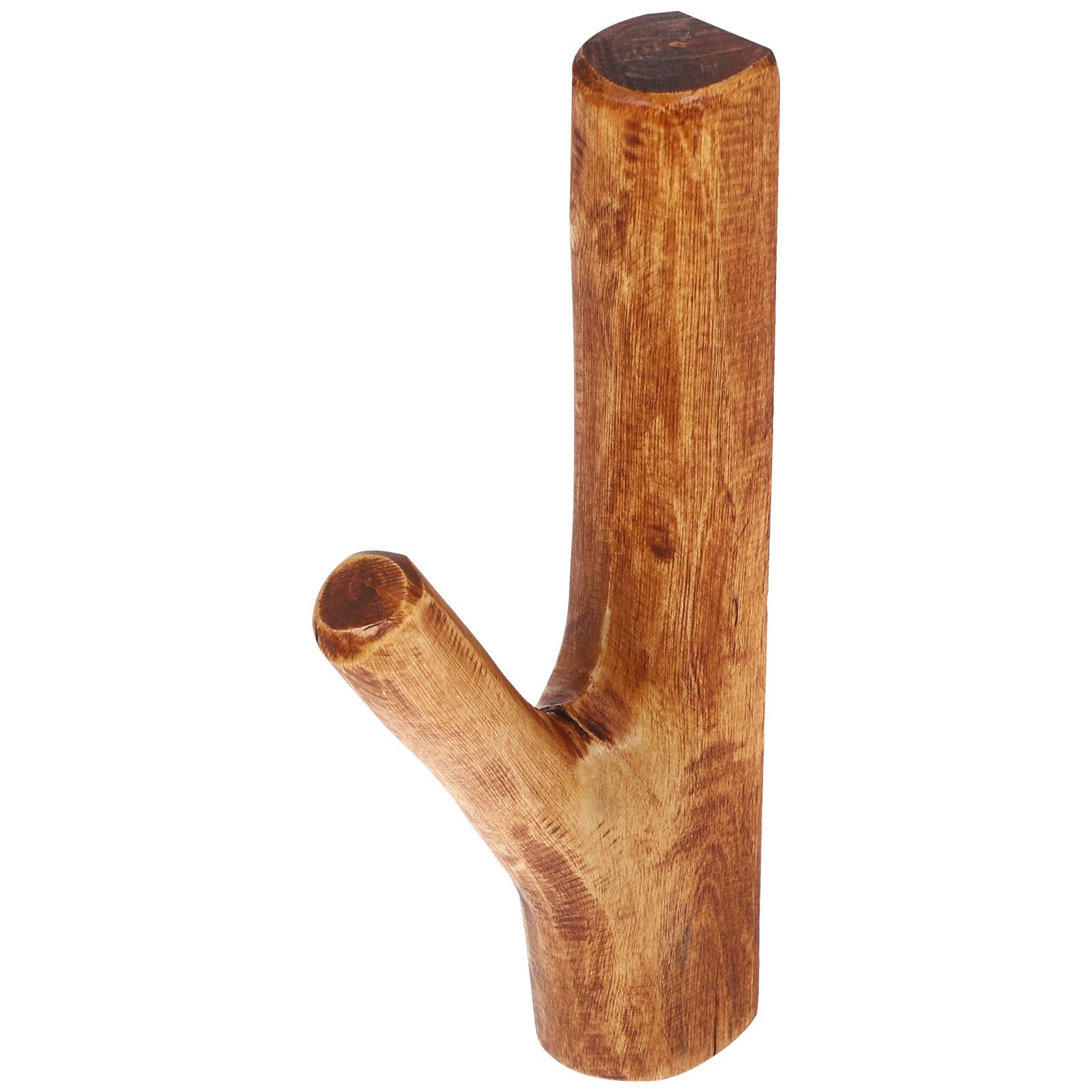 Didiseaon Gancho de Pared y Diseño Creativo de Madera Marrón Adhesivo Resistente Vintage para Colgar Abrigos y Llaves en Cocinas y Hoteles