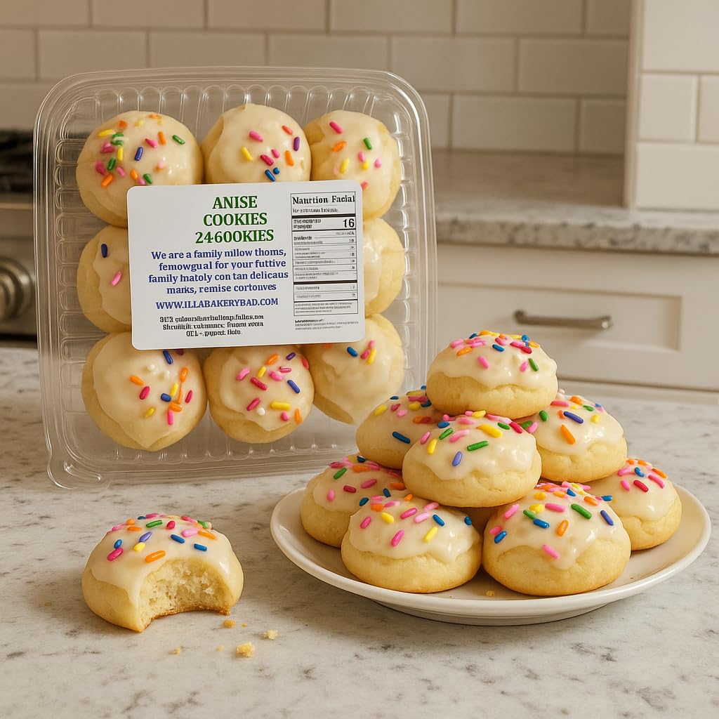 Italian Anise Cookies 4 DZ "An Italian Classic", Cookies Made to order