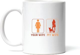 Unique Gift for French Bulldog Lovers Great for My Wife Your Wife and Lovers Everywhere 11oz 15oz White Coffee Mug