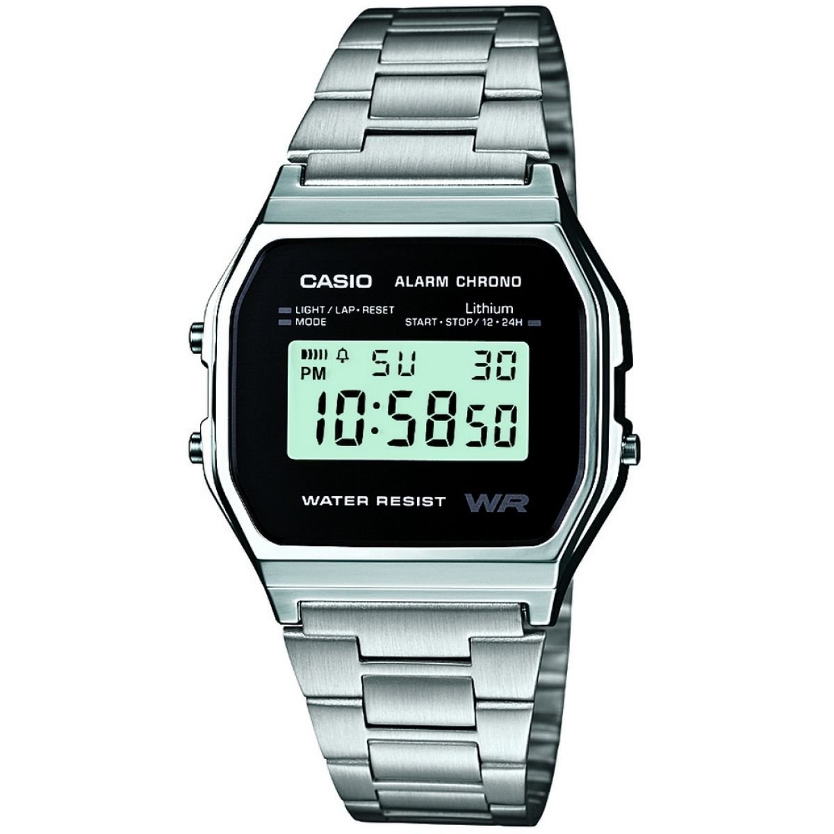Amazon.co.jp: Casio Retro A158WEA-1EF Herren Mens Unisex Uhr