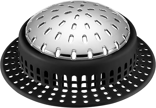 Atrapapelos para Desagüe de Ducha, Cubierta para Desagüe de Ducha, Atrapapelos para Desagüe de Bañera para Desagües Pop-Up y Regulares