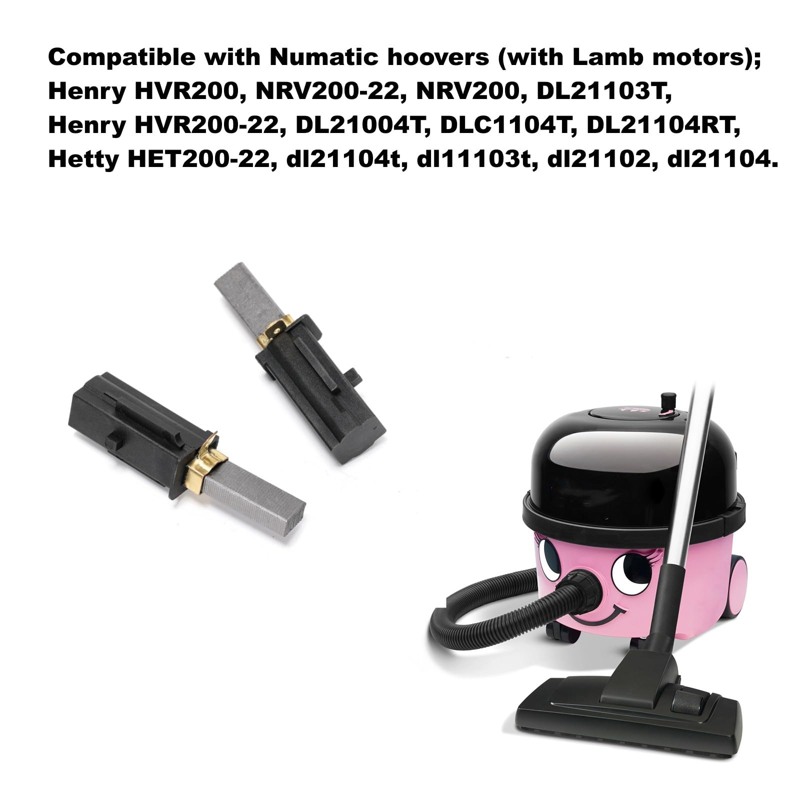 Spazzola Di Carbone Del Motore Dell'aspirapolvere Per Numatic NRV200 Henry Hvr200 Sostituzione~p75829358 - Foto 9