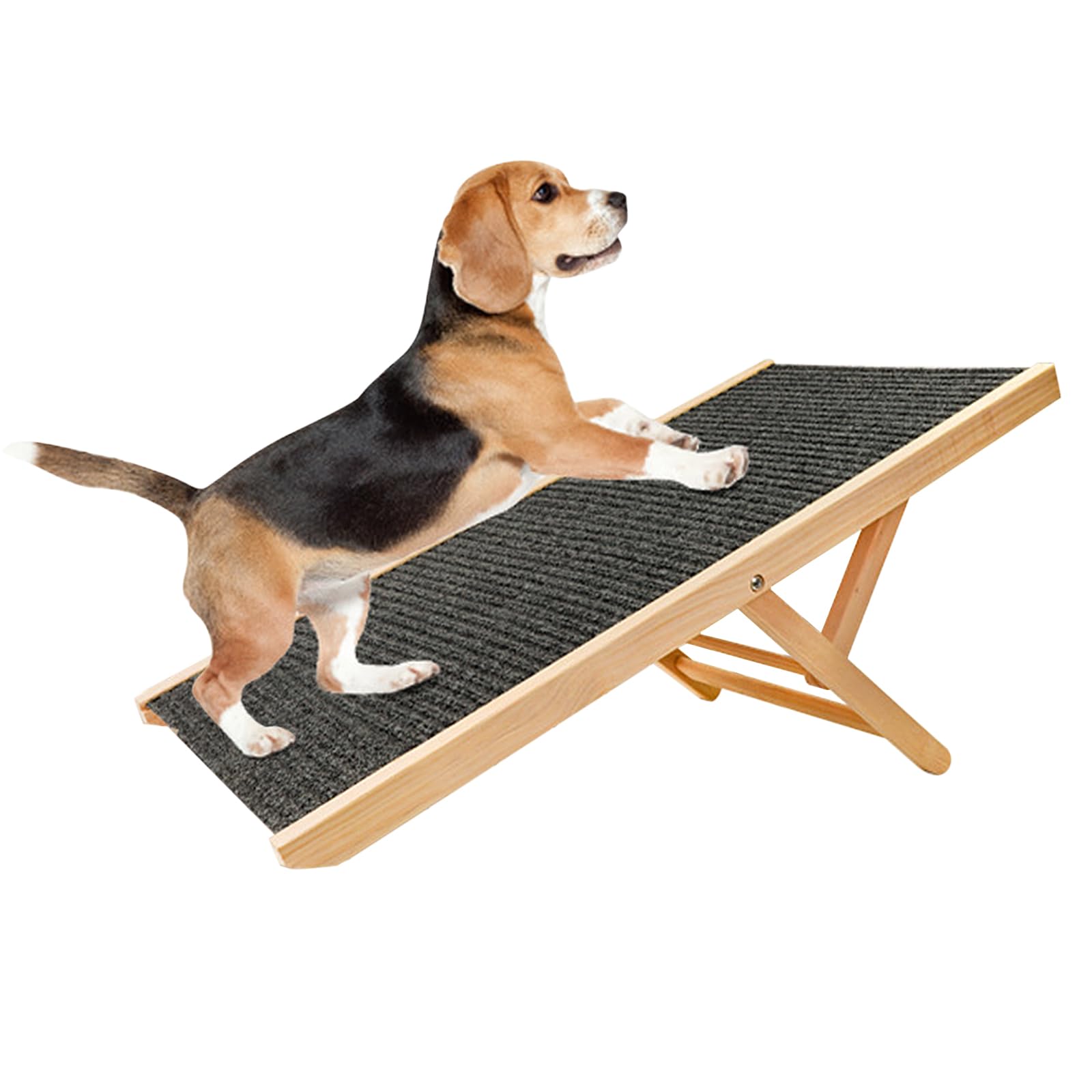 Rampa para perros, escaleras para perros pequeños y grandes, altura ajustable de 30 a 40 cm, rampa para mascotas para cama, banco, coche o sofá, rampa antideslizante para gatos y perros grandes y