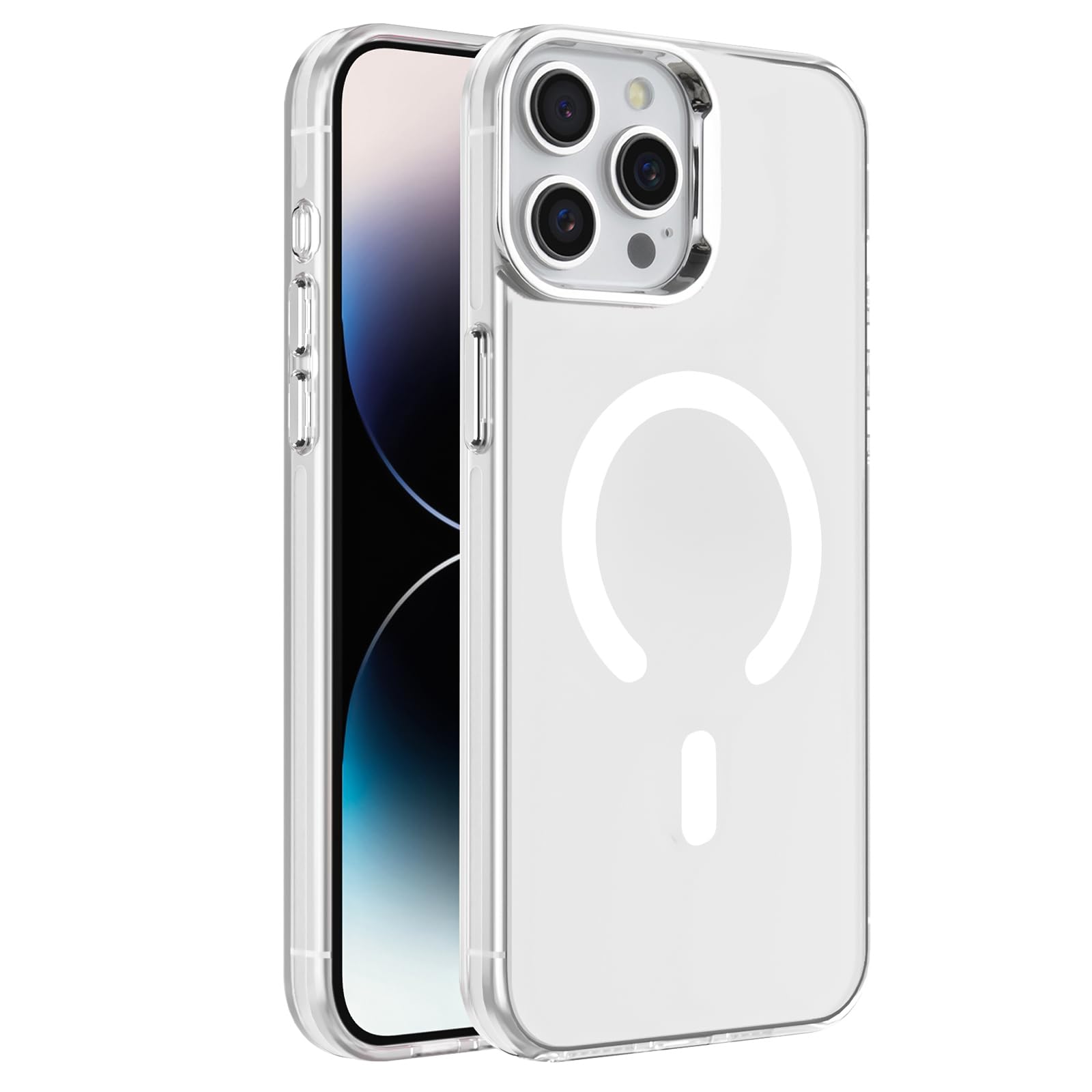 Dl3 Mobilak Case For iPhone 15 Pro Max Case Crystal Clear [Not Compatible with MagSafe] Soft TPU Gel Case Flexible Silicone Anti-Scratch Transparent TPU Cover