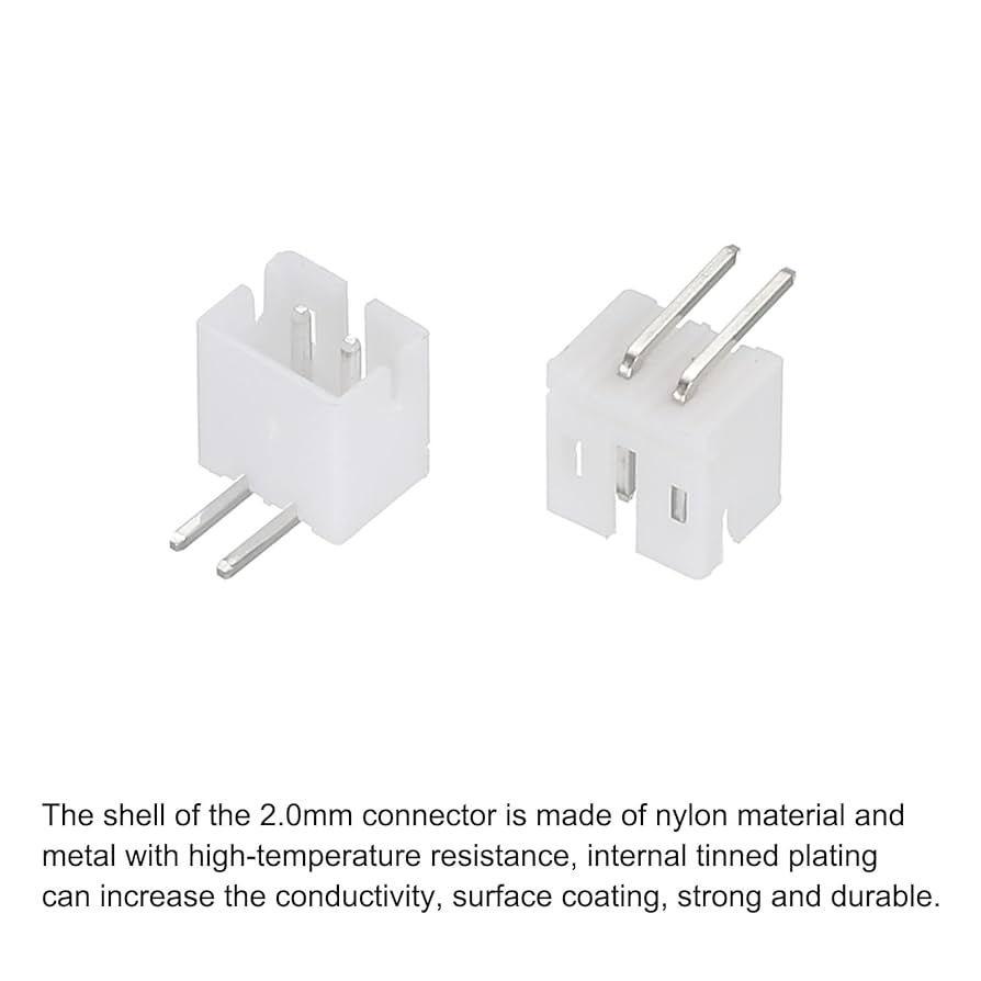 申し訳ございません！ Amazon.com: MECCANIXITY 2.0mm Connector 2 Pin Male Adapter