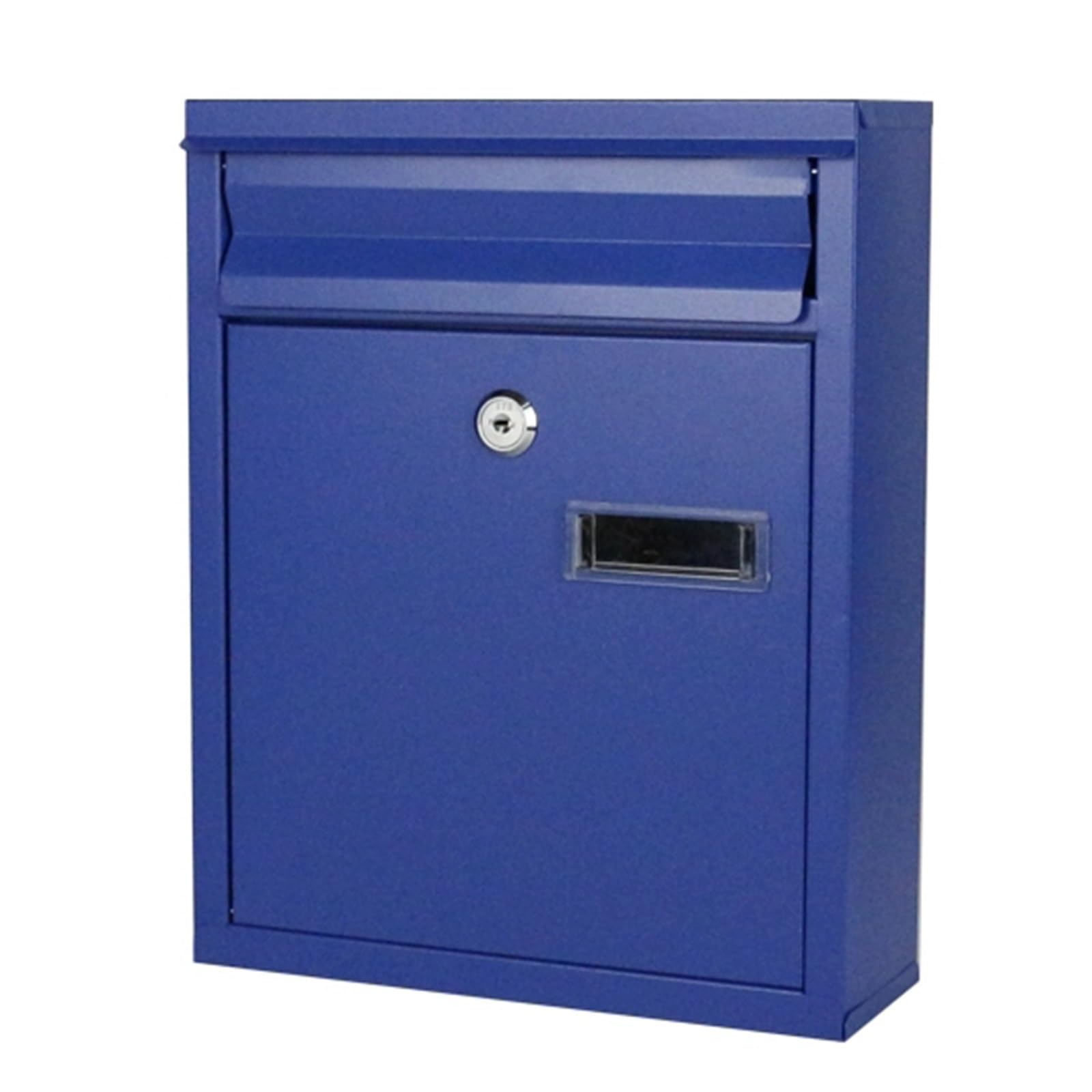 Large Capacity Mailboxes with Combination Lock, Mailboxes for Outside with Slot for Envelope, Wall Mount Mail Box, Weatherproof(Blue)