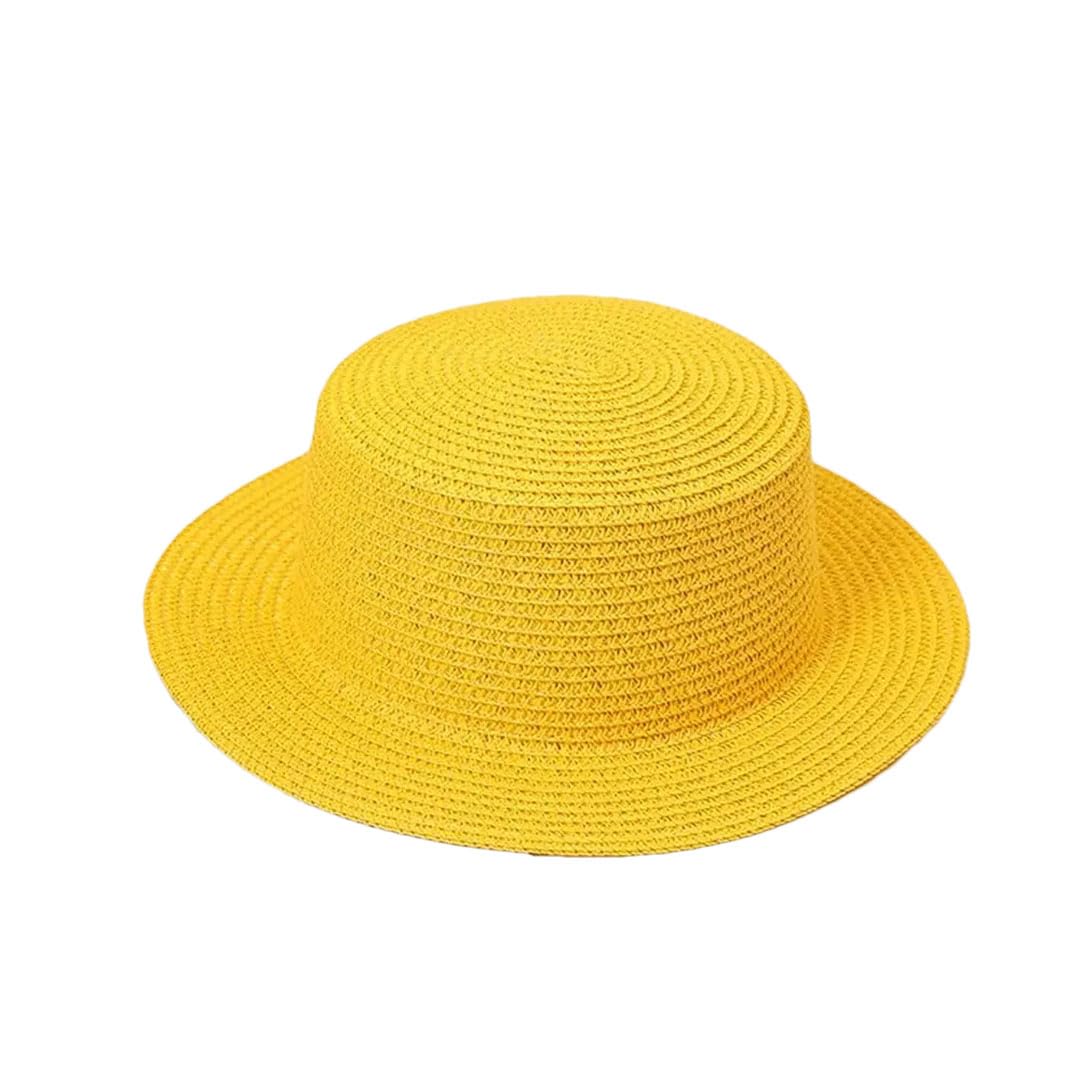 EYRMQWJPC Wide Brim Sun Hat, Men Women Panama Straw Hat Sun Protection Cotton(4)