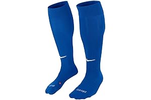 Nike Unisex Blue Classic II Over-the-Calf Dri-Fit Cushion Soccer Socks 460