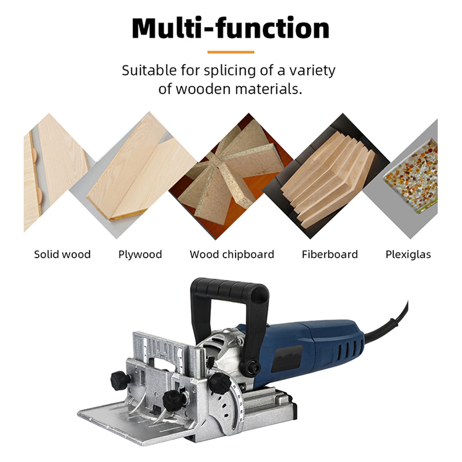 220V 900Piatto Joiner, Legno Biscuit Joiner Strumento Elettrico Macchina per la Lavorazione del Legno Tenonatrice Strumenti di carpenteria Puzzle Machine per Docking Board