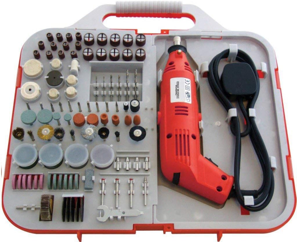 Voche 130W Multi-Tool Mini Rotary Hobby Craft Drill + 162 Accessories + Case