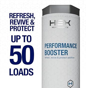 HEX Performance Fabric Booster, Fresh Scent, 100 Loads (Pack of 2) Activewear Fabric Conditioner Alternative for Softness, Stretch & Odor Control, Sensitive Skin Safe, HE Compatible, Eco-Friendly