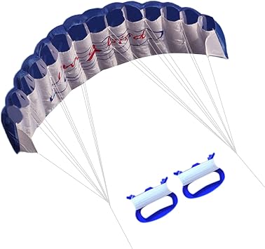 Karlak 1.4m Colorful ing Line Wing Kite Stunt Power Kite Soft Gi ing Kite Sports Beach Kite