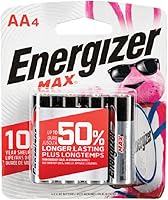 Vista 1 de Energizer Pilas alcalinas regulares E91, 1.5 V, AA, 4/paquete (el embalaje puede variar)