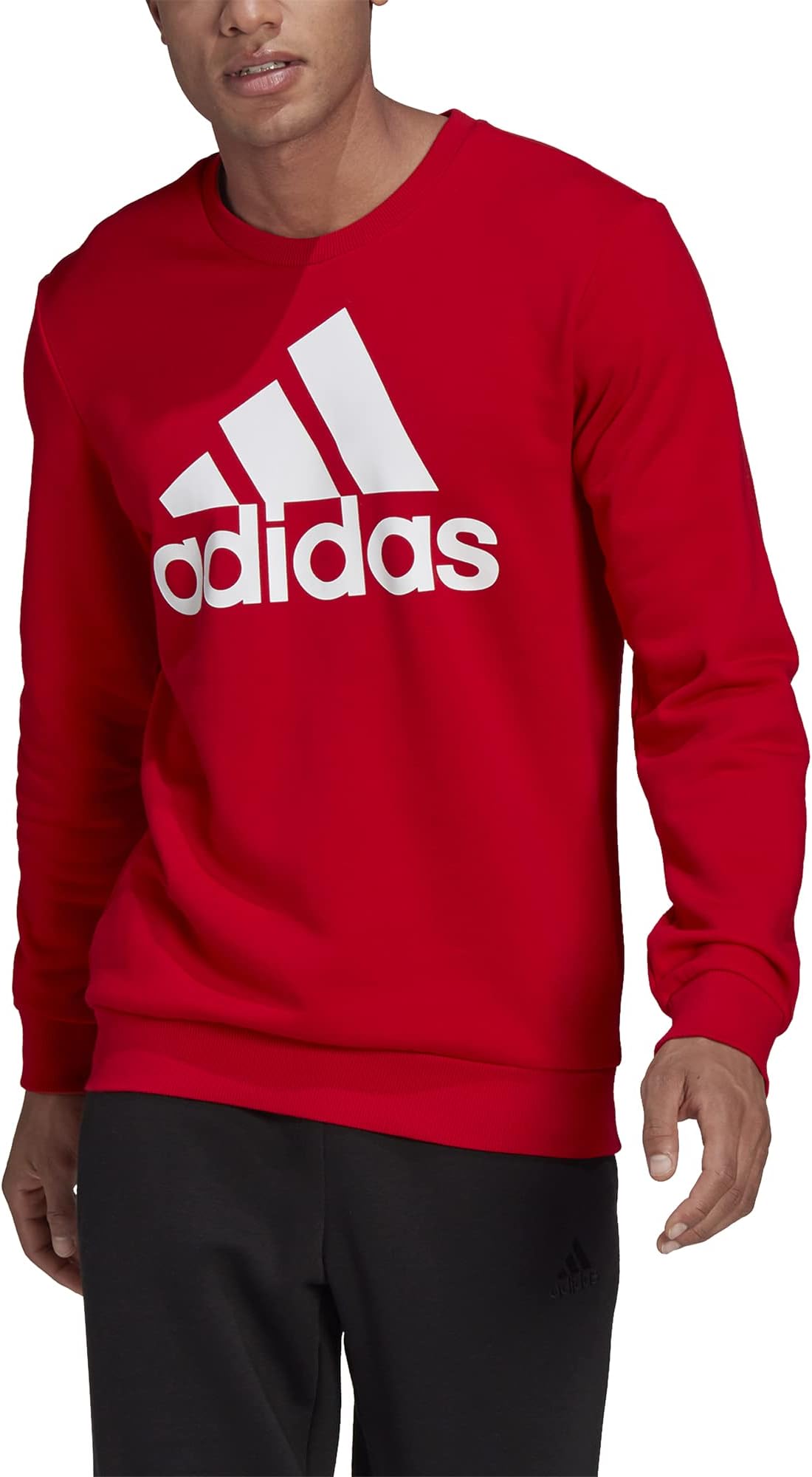 adidas red and white sweatshirt