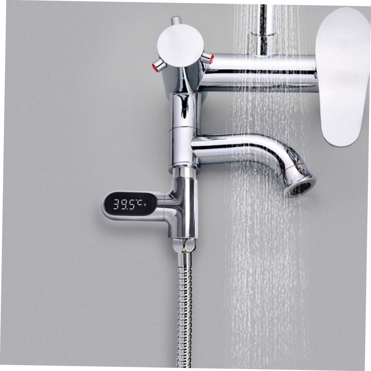 Termómetro De Ducha Para Ñiño Pantalla Led, Sensor De Temperatura 5-85℃, Resistente Al Agua, Sin Pilas, Material Seguro y Práctico Para Baño Familiar