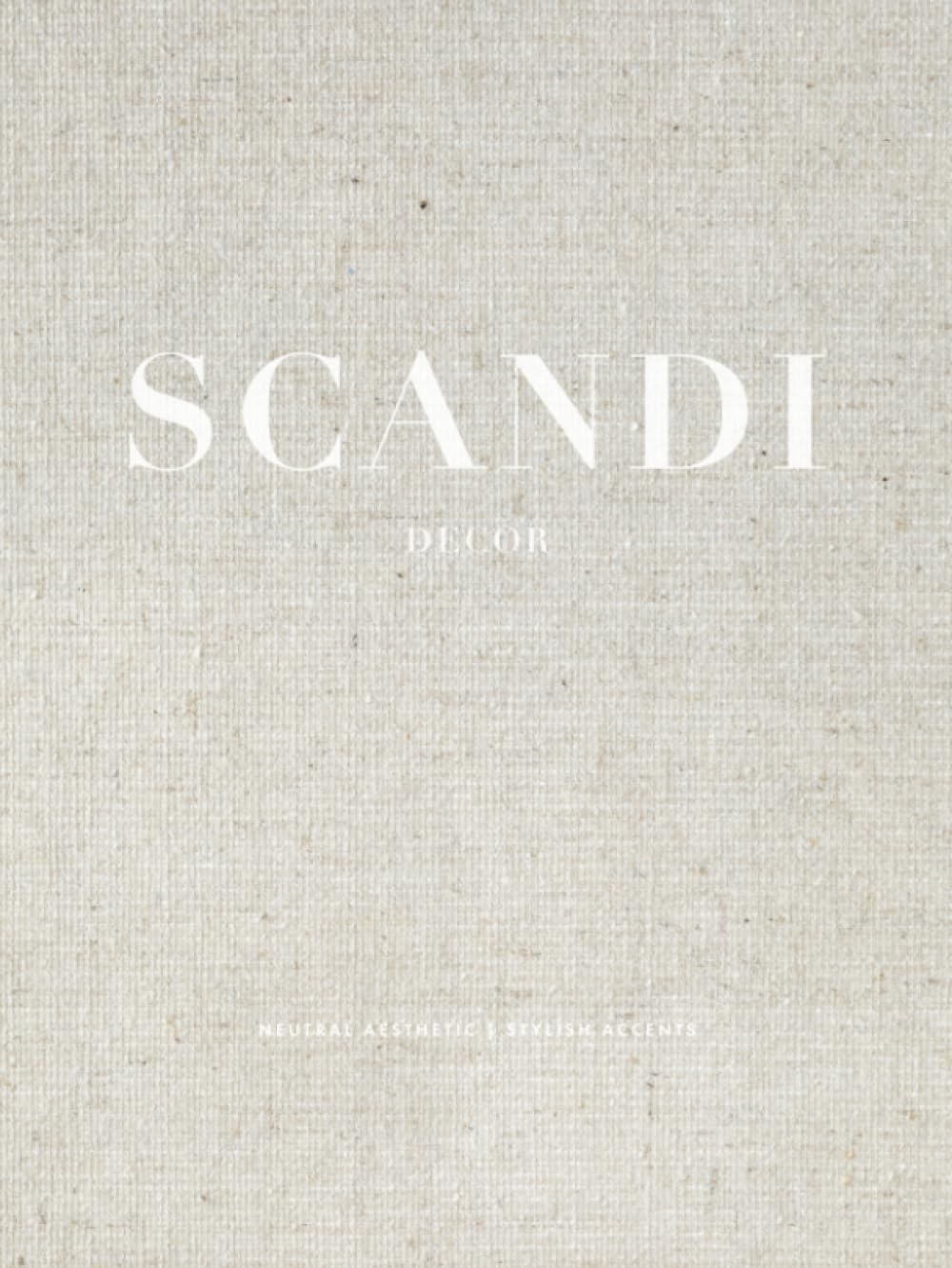 Scandi Decor - Neutral Aesthetic Faux Linen Hardcover Book | Decoration for Coffee Table Display and Styling Shelves: An Ideal Accent Piece for ... Blank Dot Grid Journal Pages (Designer Decor)