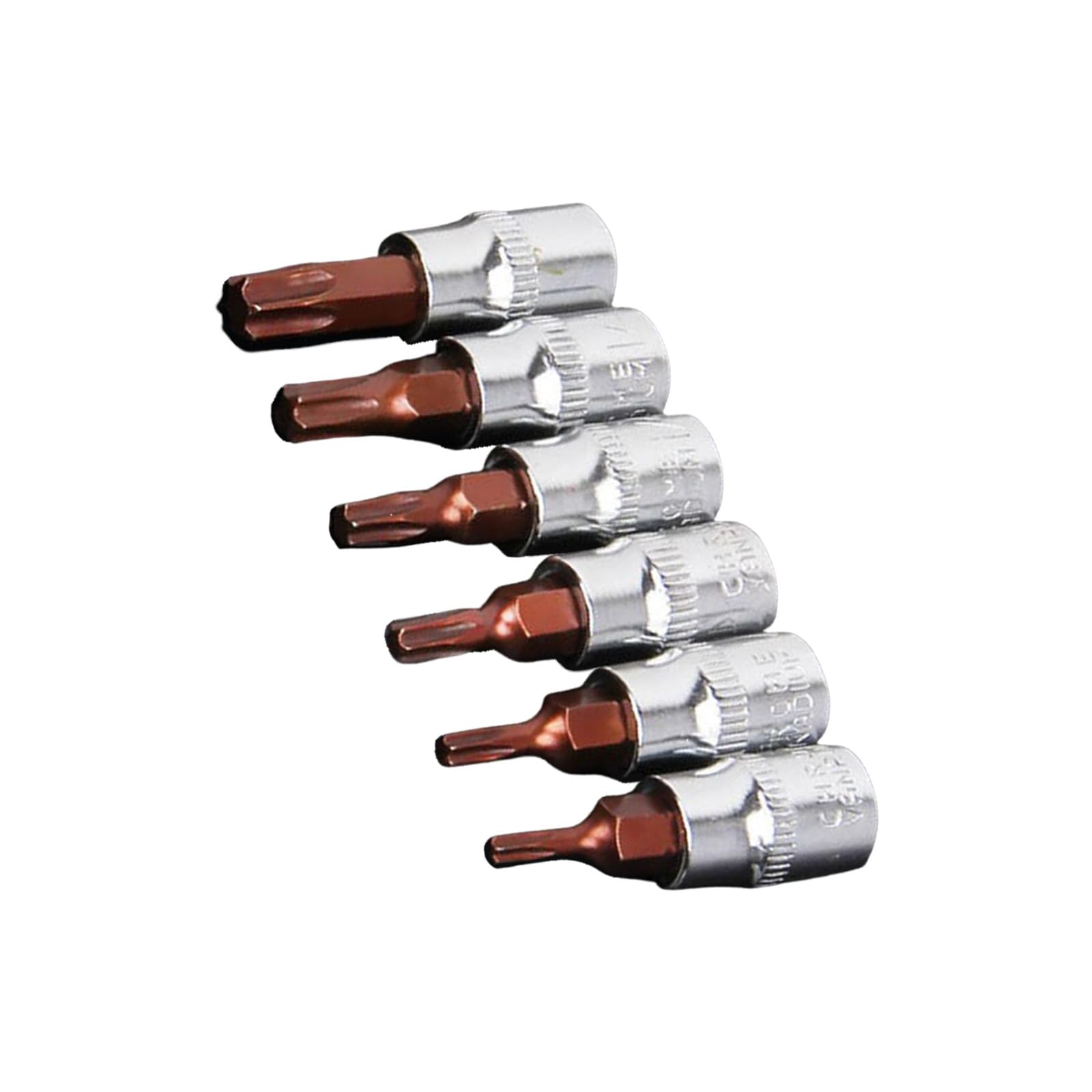 Alloneslife B Of 6 Practical Alloy Steel 1/4" Drive Impacts Sockets Set For Electronic Repair And Mechanical Maintenance Accuracy Sockets It For Machinery