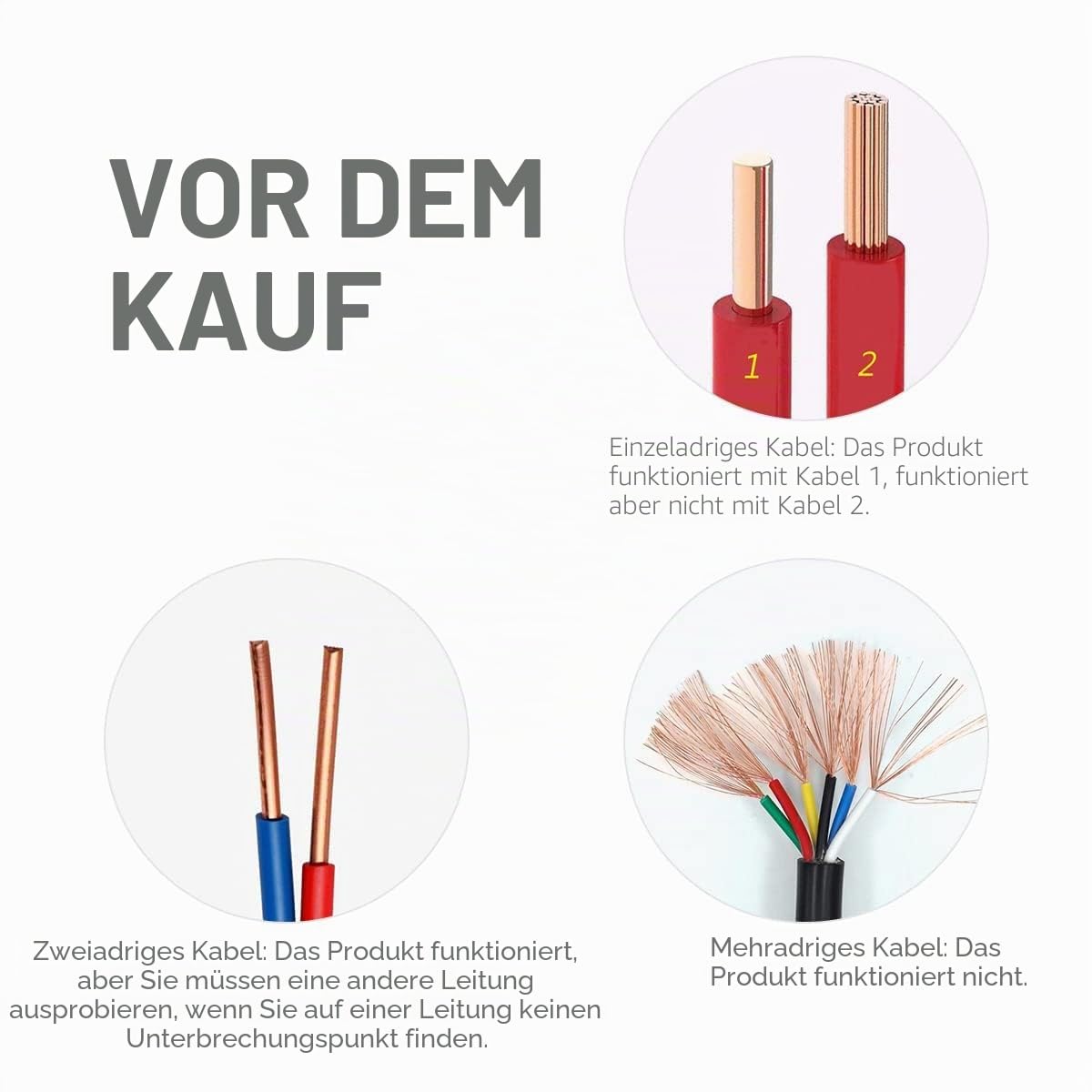 F02 Pro Erdkabel-Suchgerät, Kabelsuchgerät mit Kopfhörer, Kabeltester für Hundezaunkabel, Drähte zur Bewässerungssteuerung