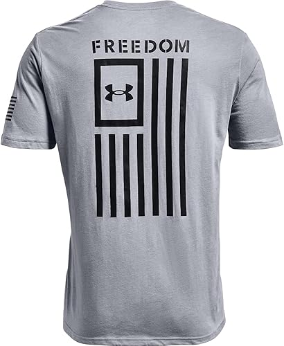 Miniatura 6 de Under Armour Camiseta con la bandera estadounidense y la palabra Freedom estampada, para hombre