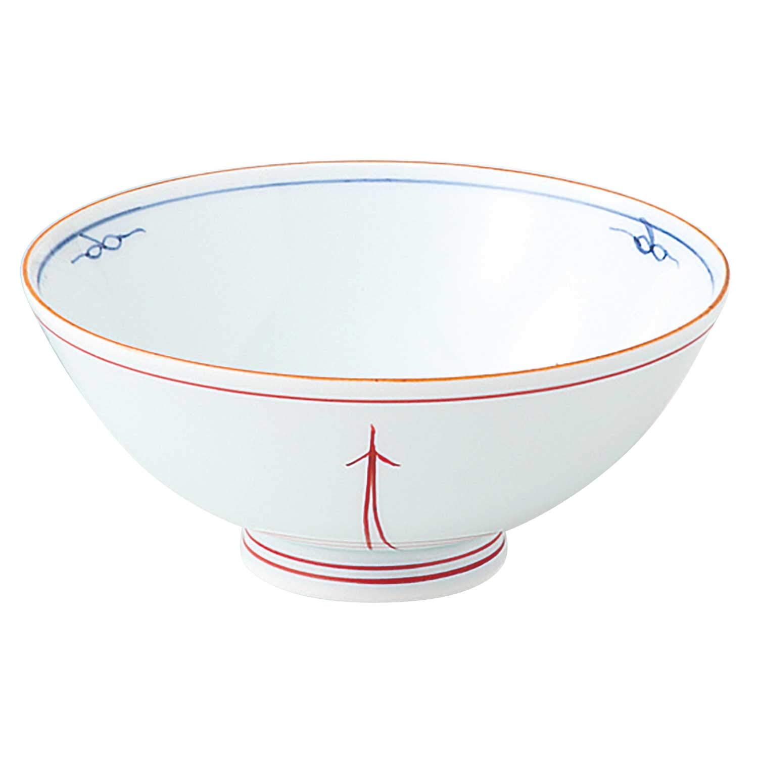 Amazon.co.jp: 浜陶 波佐見焼 永峰製磁 飯碗 小 染付松葉 159381