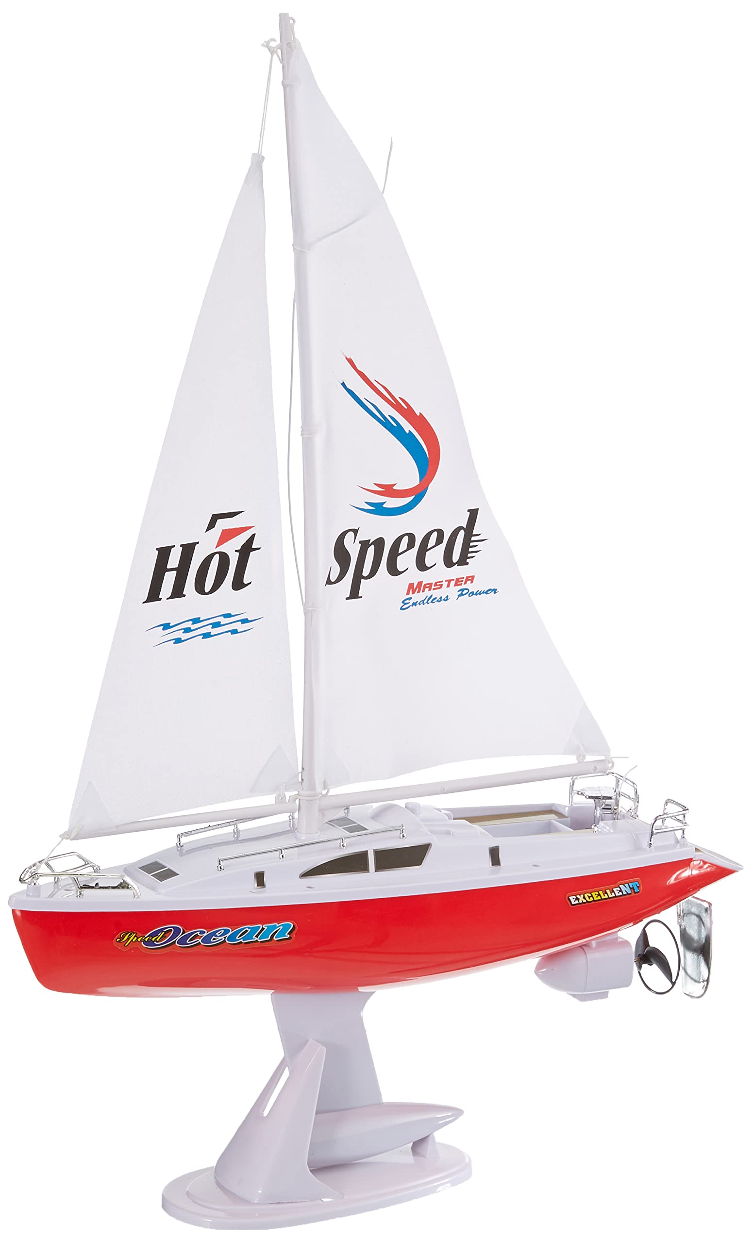 Sunman S02002141 Sun-Rst-Snc-R/C Tekne Yelkenli Speed Ocean Yarım Fonk.38Cm., Standart