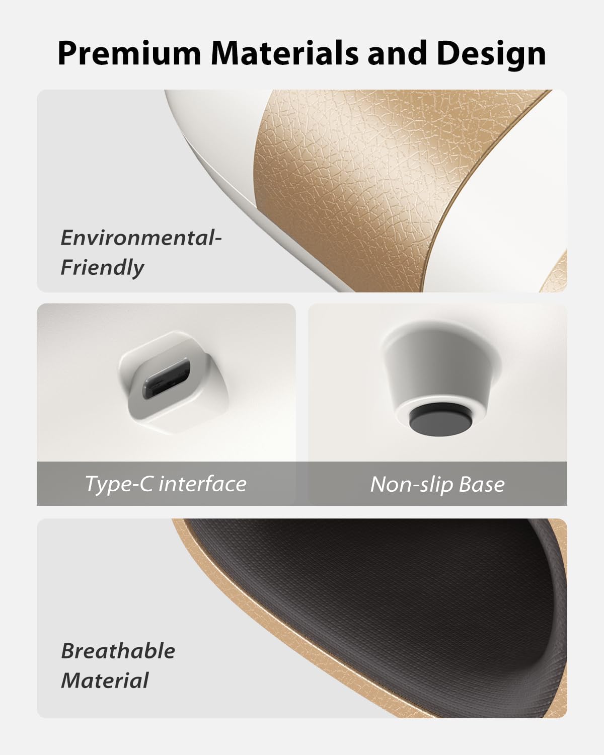 CINCOM Upgraded Hand Massager with Heat and Compression for Arthritis and Carpal Tunnel - Cordless & Rechargeable (Pearl White & Gold) - Image 6