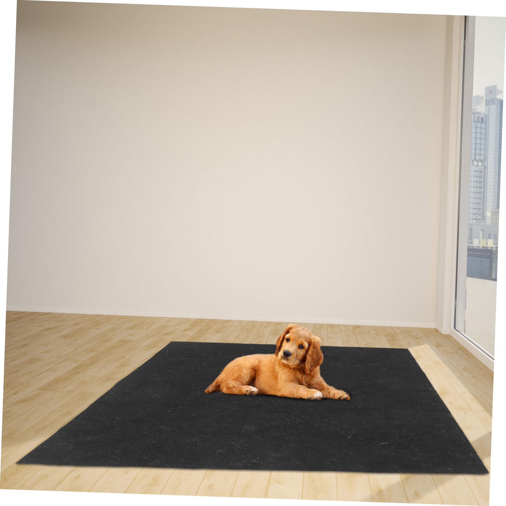 Toyvian Tapis de Propreté Réutilisable pour Chien, Barrière Urine, Feutre | Format Grand, Nettoyage Facile, pour Cage et Entraînement, Usage Chien et Animal Domestique