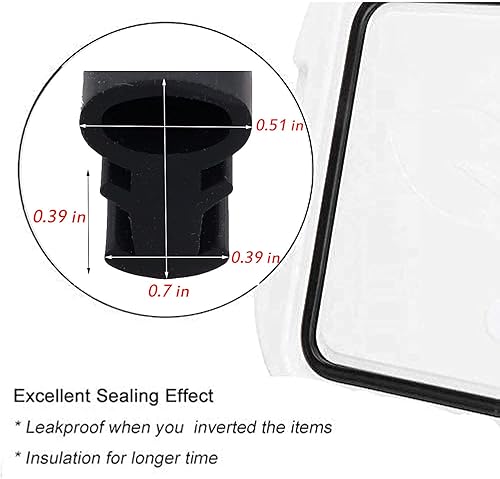 Miniatura 3 de Reemplazo de junta de tapa de enfriador de 6 pies compatible con enfriadores Yetii RTIC de 20 cuartos o 45 cuartos de galón