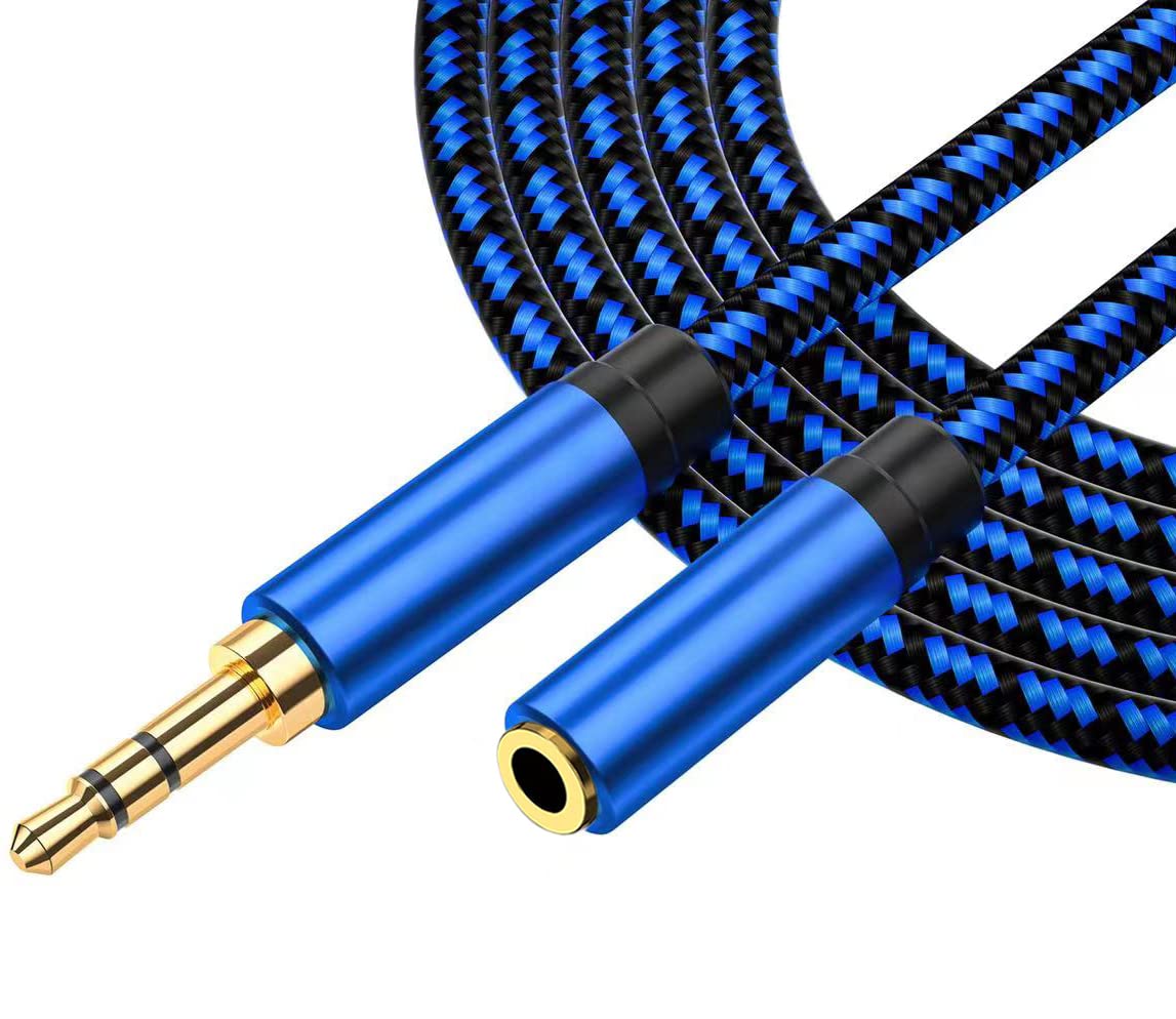 NC XQIN Headphone Extension Cable 1ft, 3.5mm Extension