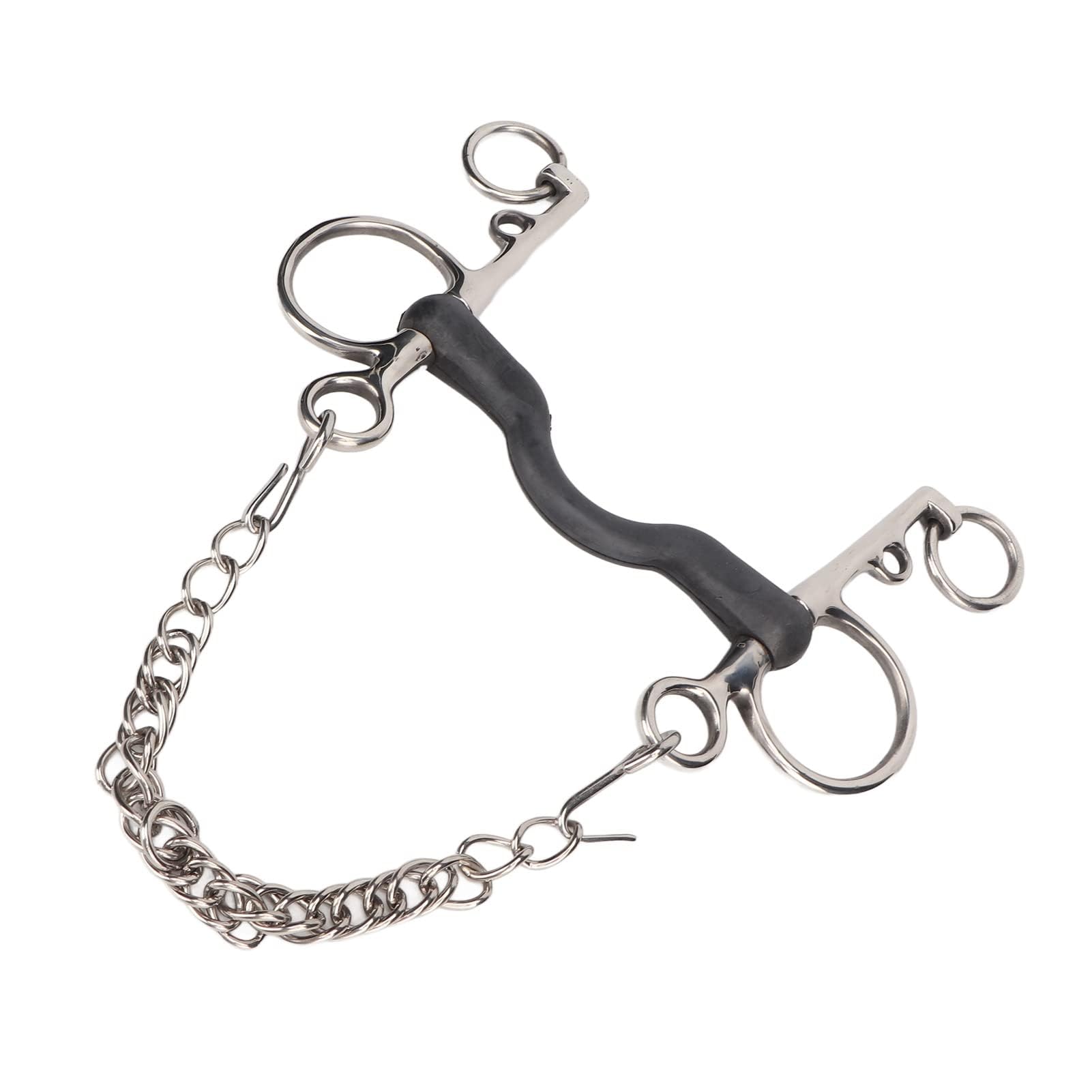Filete De Boca De Caballo, Rodillo De Boca Para Masticar Caballo De Acero Inoxidable, Filete De Boca De Caballo Para Accesorios De Caballo(135mm)
