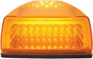 GG Grand General 77232 Amber Spyder 42-LED Peterbilt Headlight Turn Signal Sealed Light with 3 Wires for Front/Park/Turn Functions