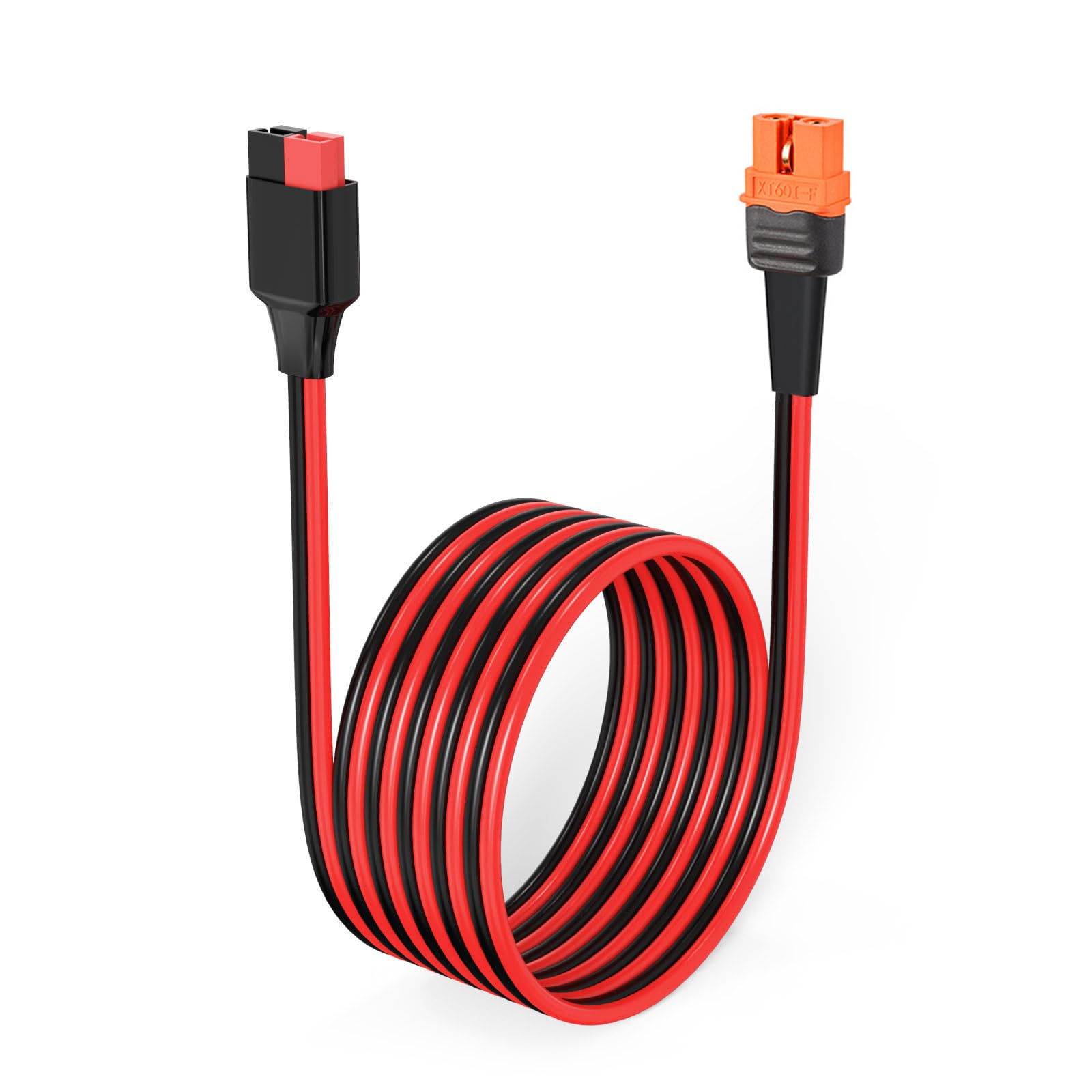 ELFCULB XT60i to Anderson Adapter,12AWG Anderson to XT60i Connector Cable for RC Battery Solar Portable Power Power Station and Solar Panel(6FT)